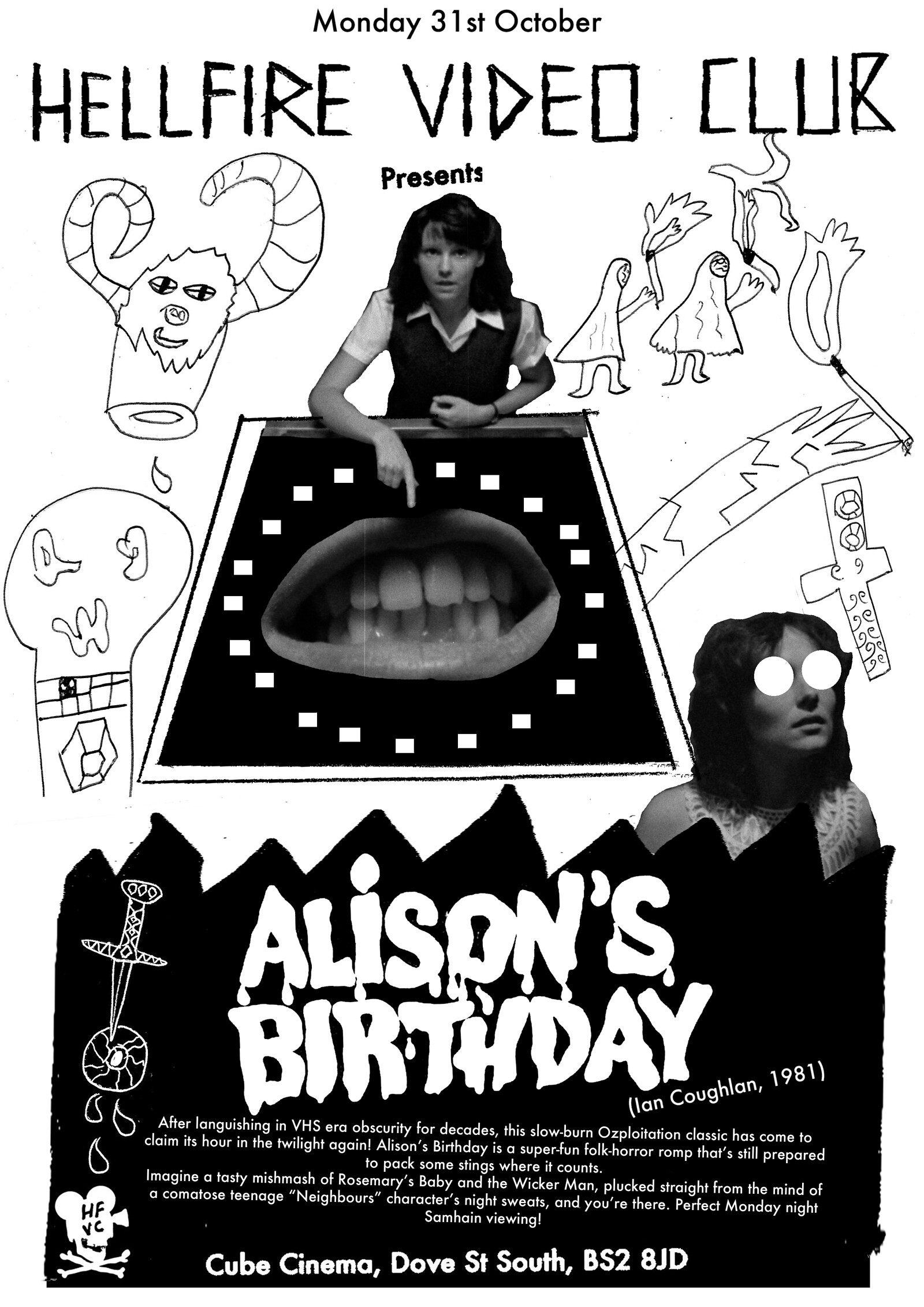 HELLFIRE VIDEO CLUB: Alison's Birthday at The Cube