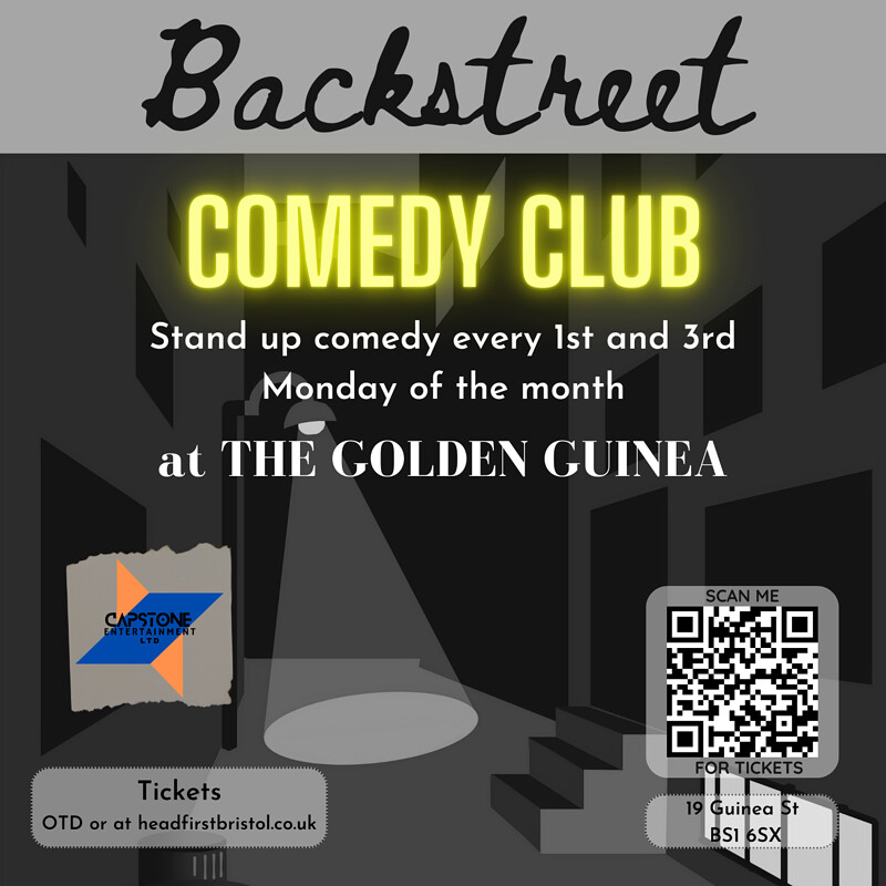 Backstreet Comedy Club at The Golden Guinea