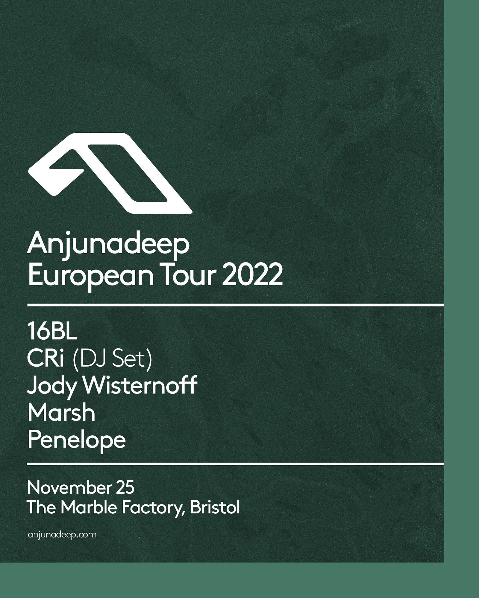 Anjunadeep: European Tour 2022 at Motion