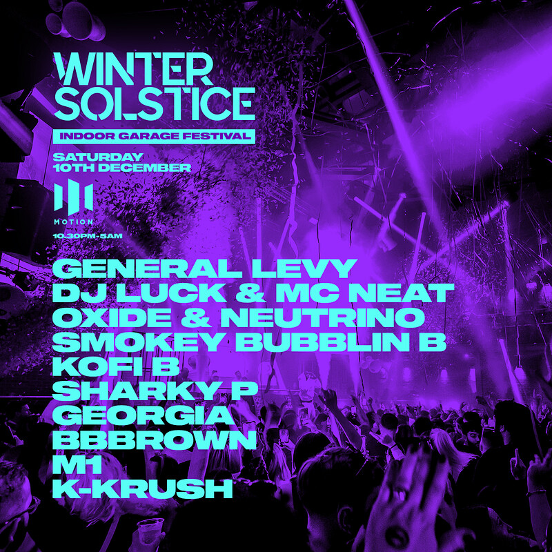 Winter Solstice - Indoor Garage Rave at Motion