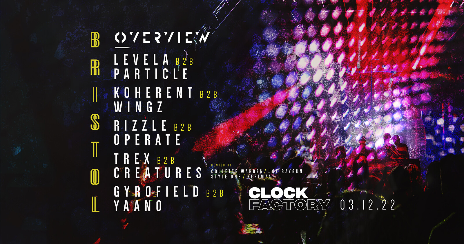 Overview Music at Clock Factory