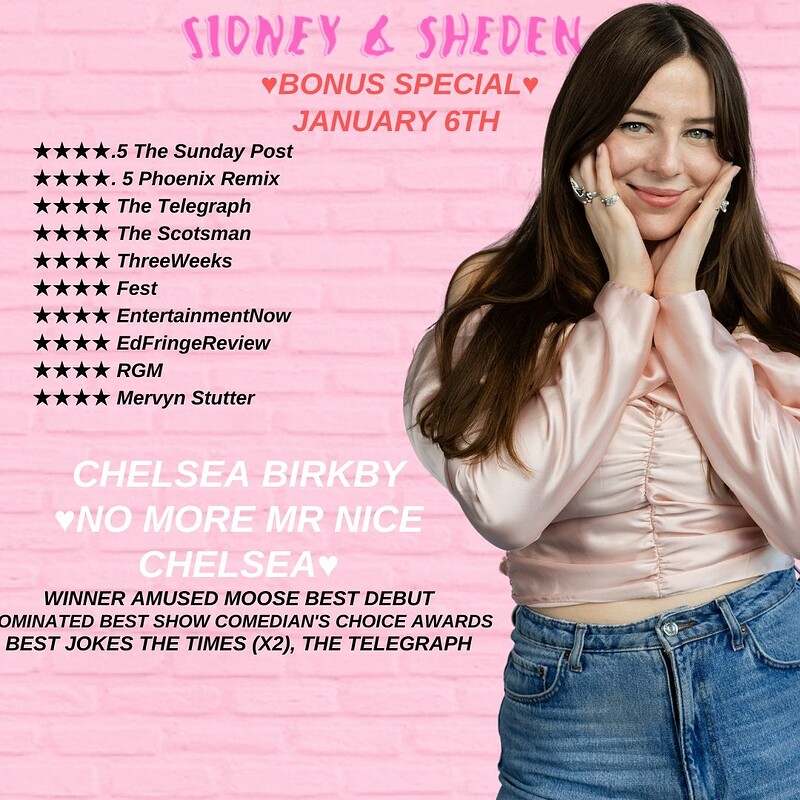 Chelsea Birkby: No More Mr Nice Chelsea at Sidney & Eden