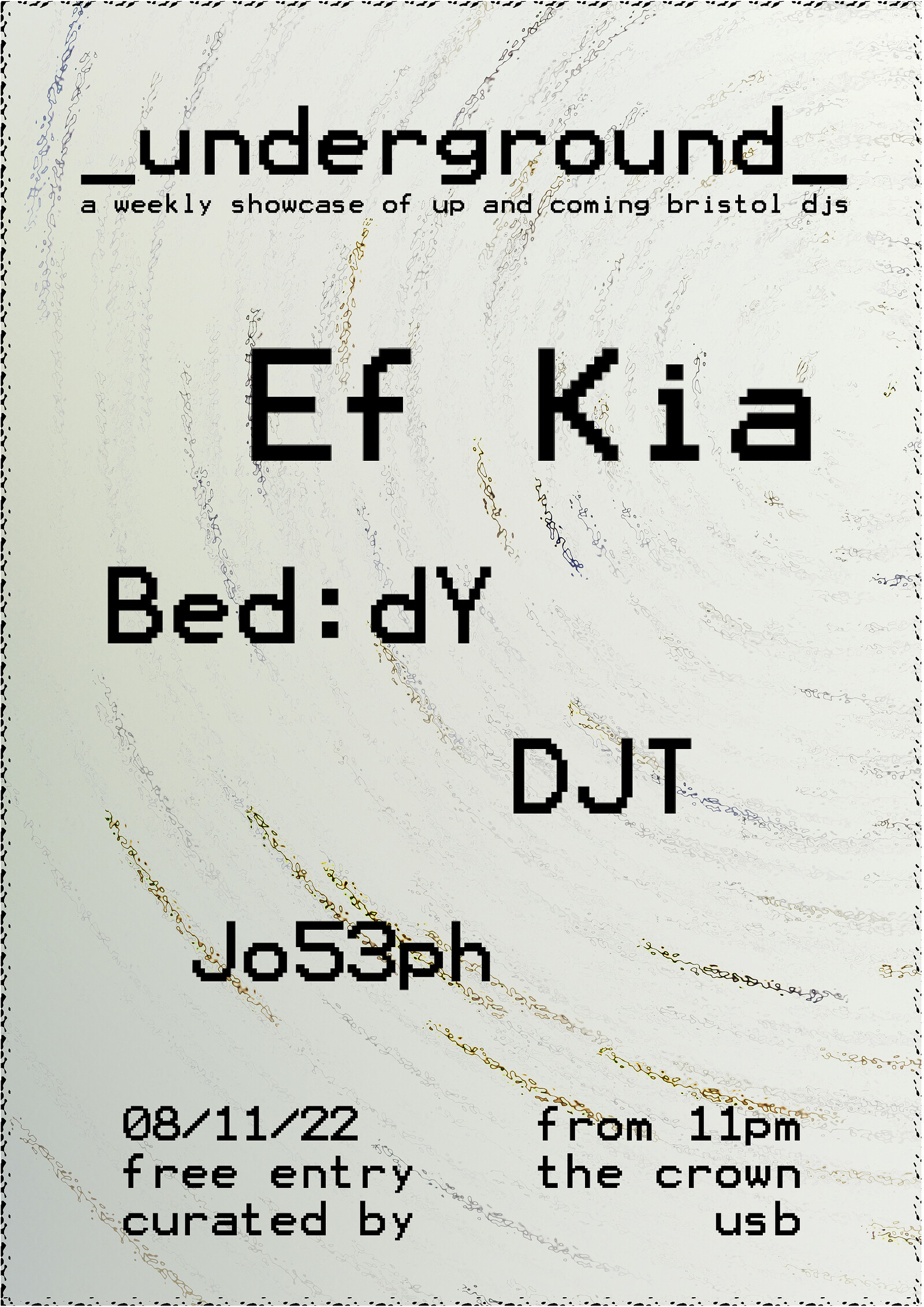 Underground: Ef Kia at The Crown