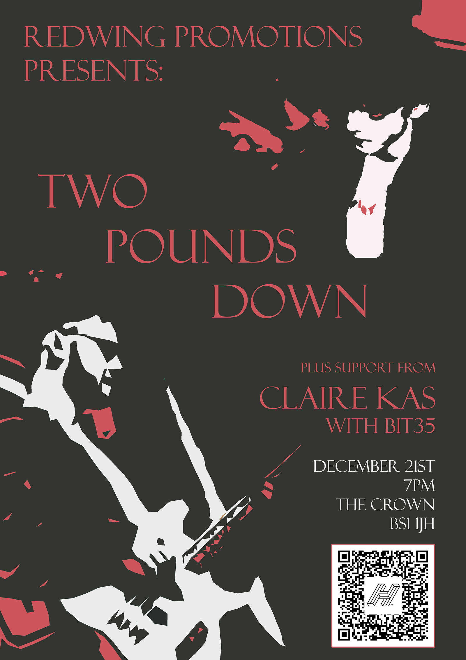 Two Pounds Down w/ Claire Kas and Bit35 at The Crown