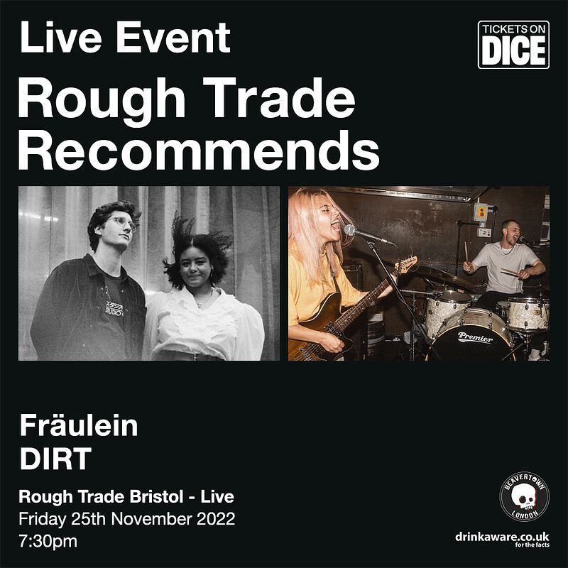 Fräulein, DIRT + TBC at Rough Trade Bristol