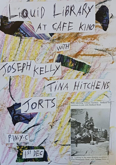 Liquid Library at Cafe Kino