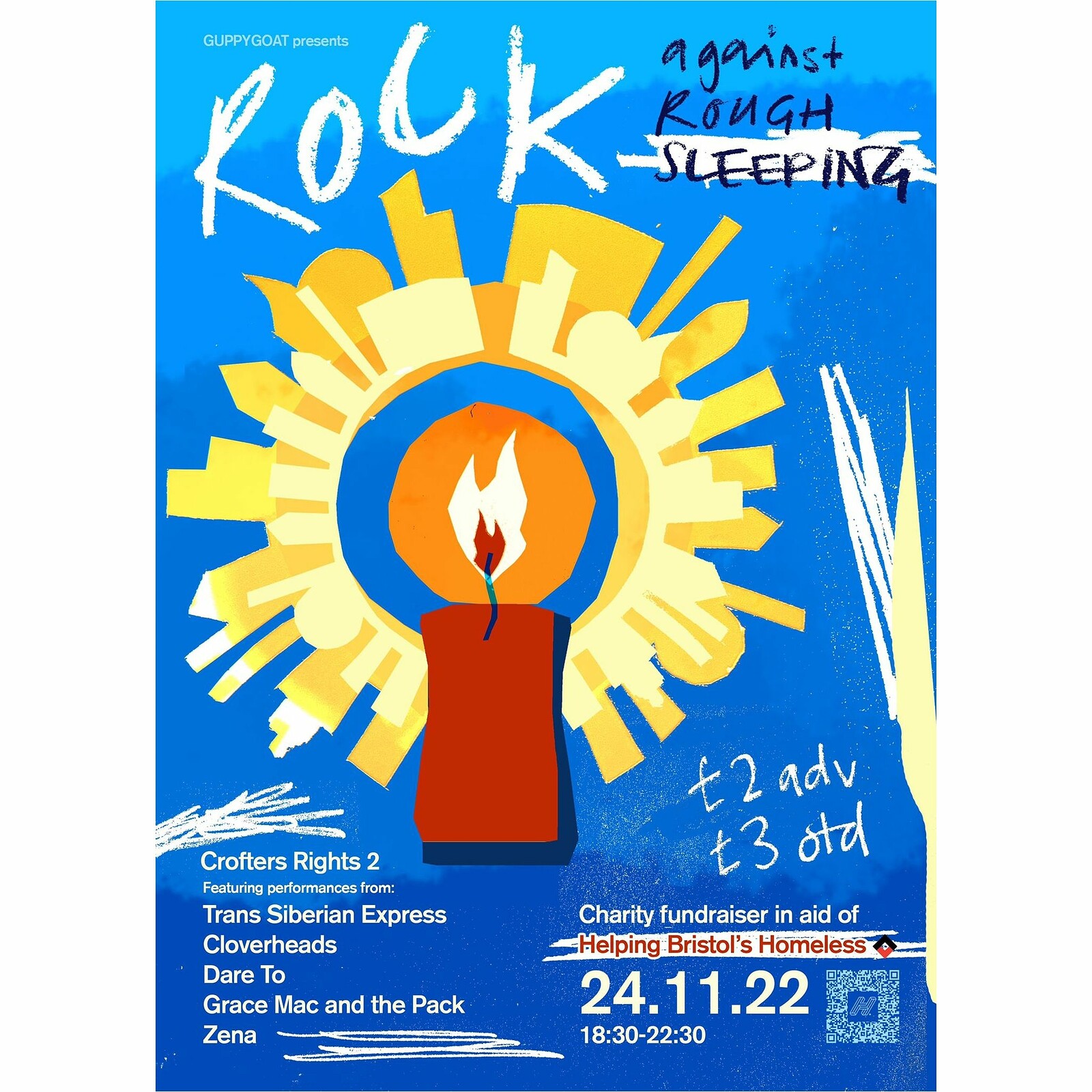 Rock Against Rough Sleeping at Crofters Rights
