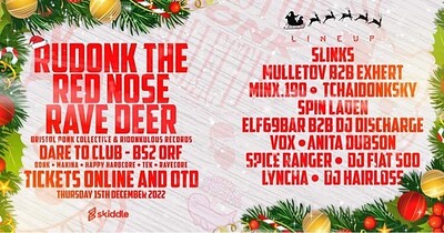 RUDONK THE RED NOSE RAVE DEER at Dare to Club