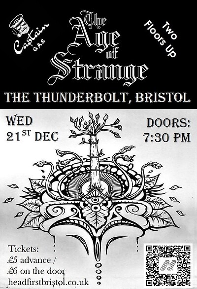 AGE OF STRANGE // Captain Gas // Two Floors Up at The Thunderbolt