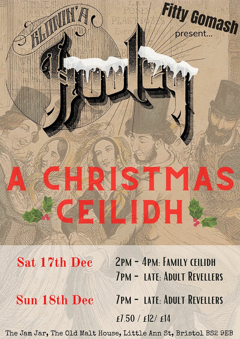 A Christmas Ceilidh, Blowin a Hooley at The Jam Jar