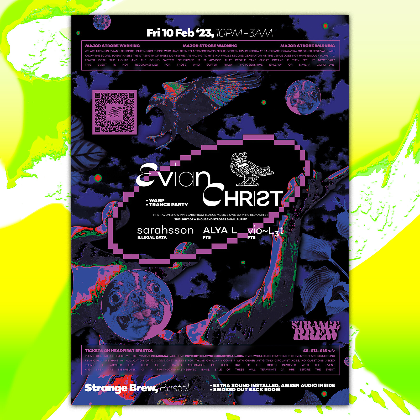 PTS ϟ Evian Christ, Sarahsson, Alya L & VIO_L3T at Strange Brew