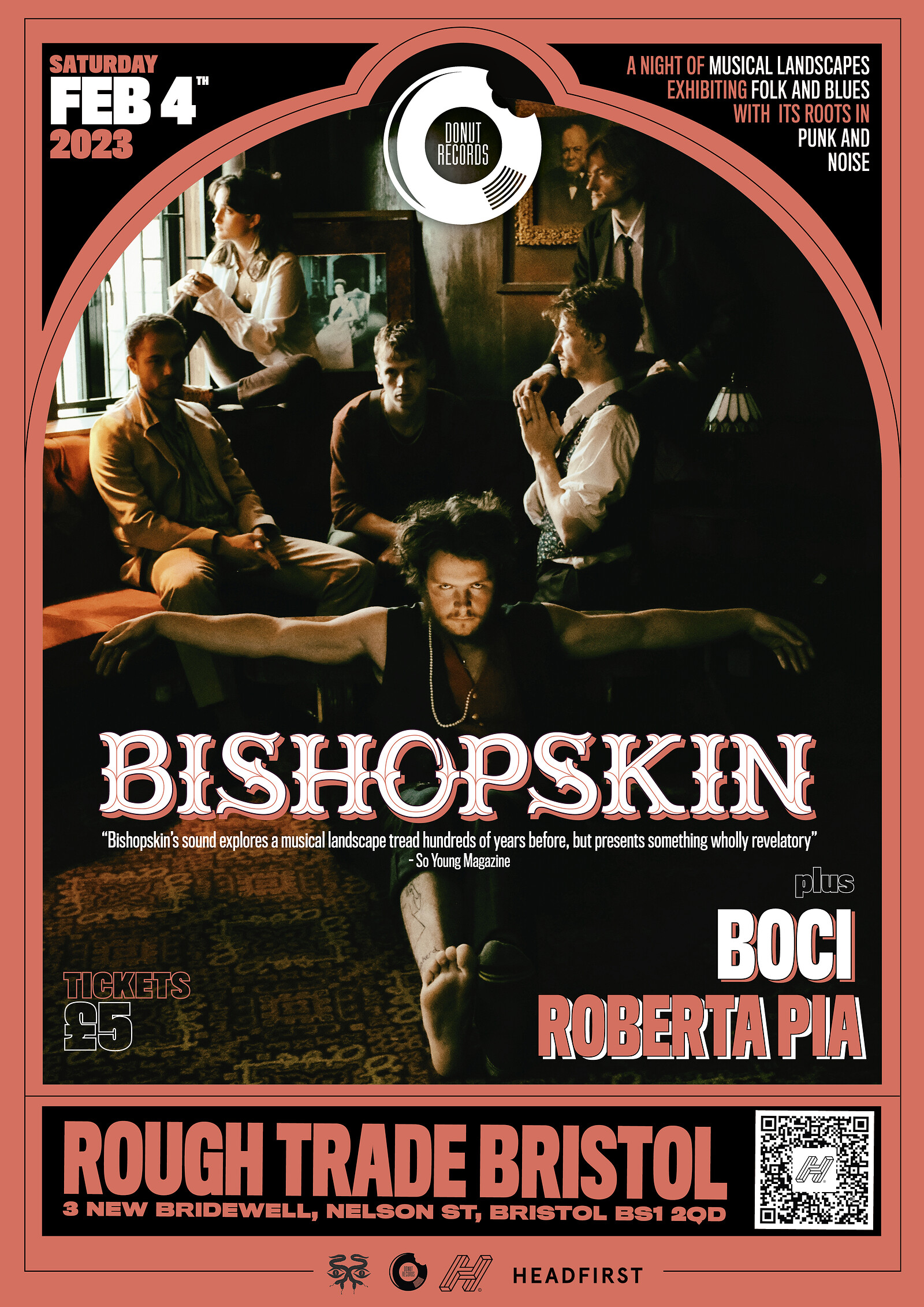 Bishopskin + Boci + Roberta Pia at Rough Trade Bristol