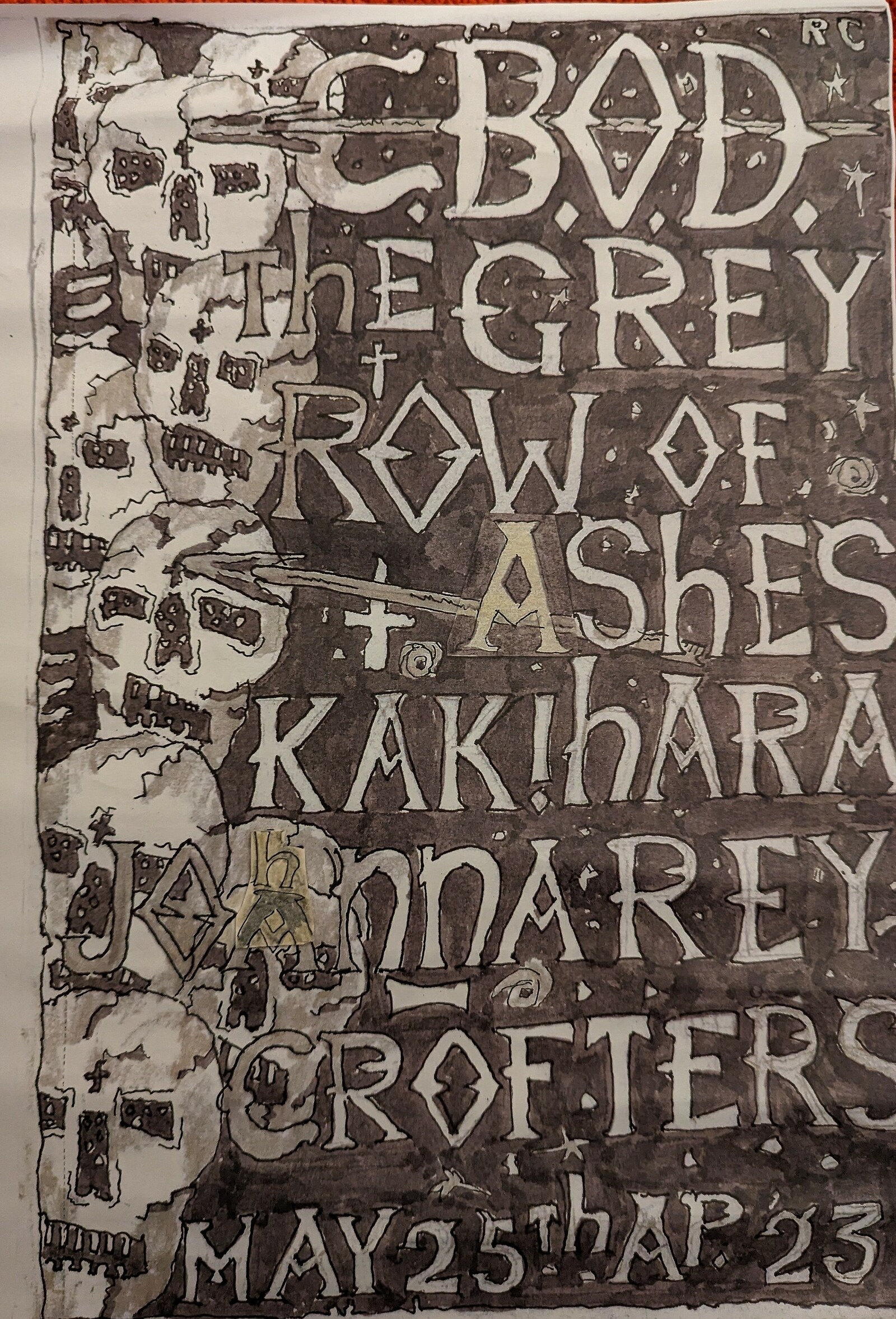 CBOD THE GREY + ROW OF ASHES+JOHANNA REY+KAKIHARA at Crofters Rights