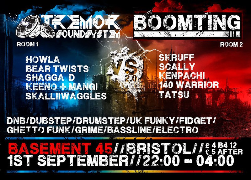Tremor Soundsystem Vs Boomting at Basement 45