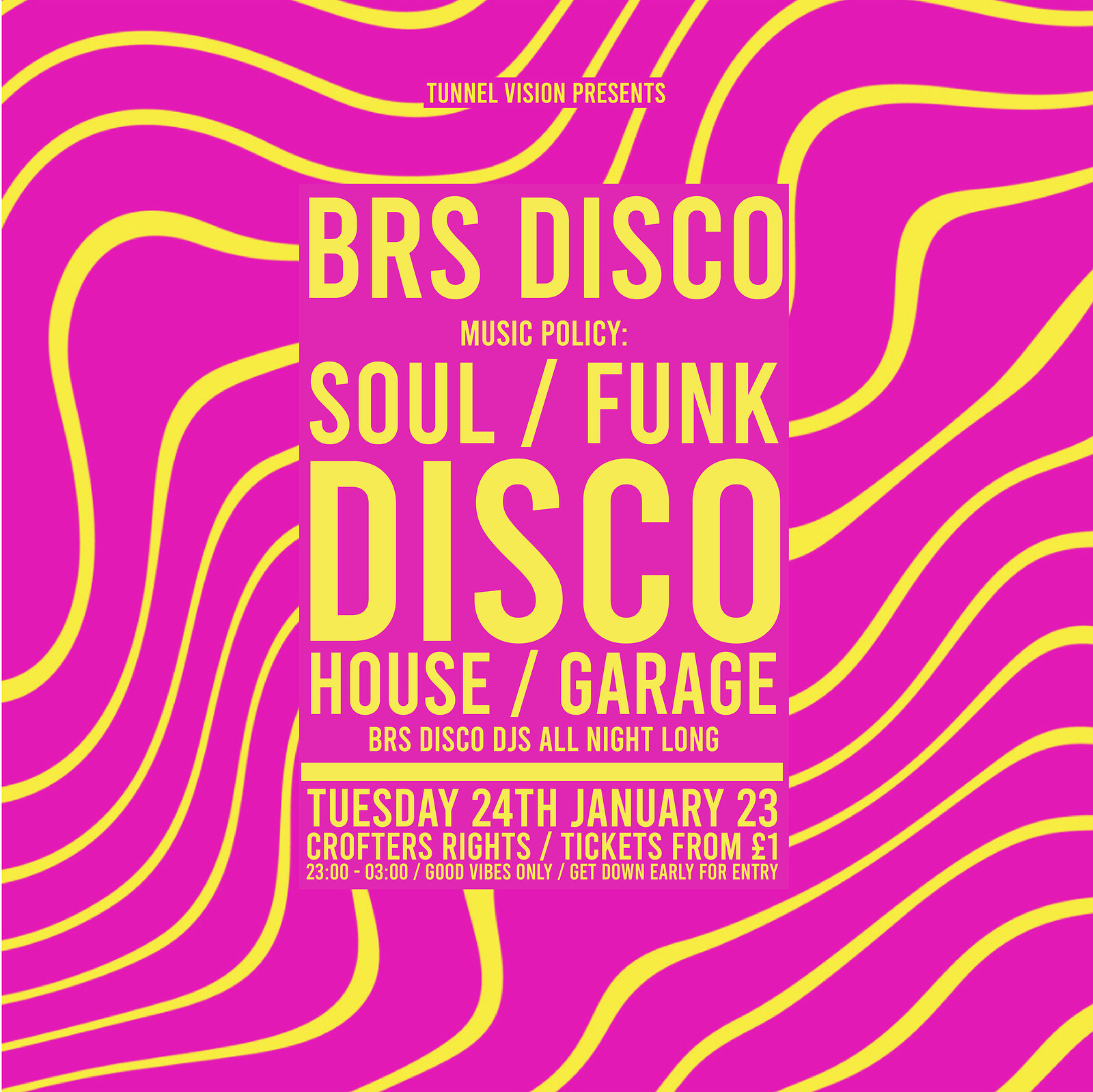 BRS Disco: Disco, Funk & Soul at Crofters Rights