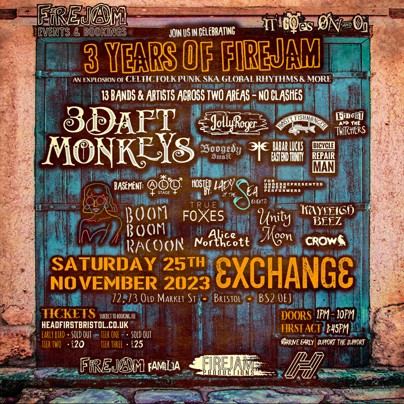 3 YEARS OF FIREJAM at Exchange