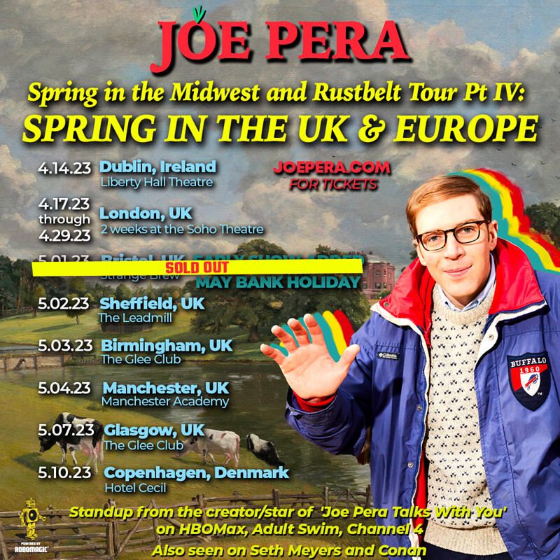JOE PERA - Spring in the Midwest and Rustbelt Tour at Strange Brew