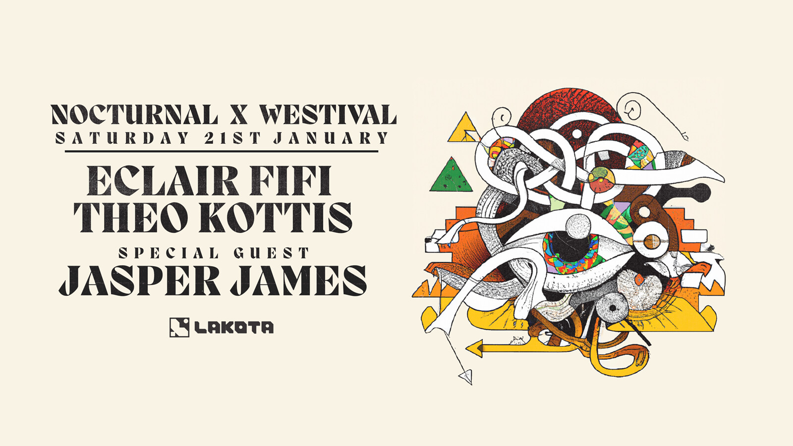 Nocturnal x Westival: Eclair Fifi & Theo Kottis at Lakota
