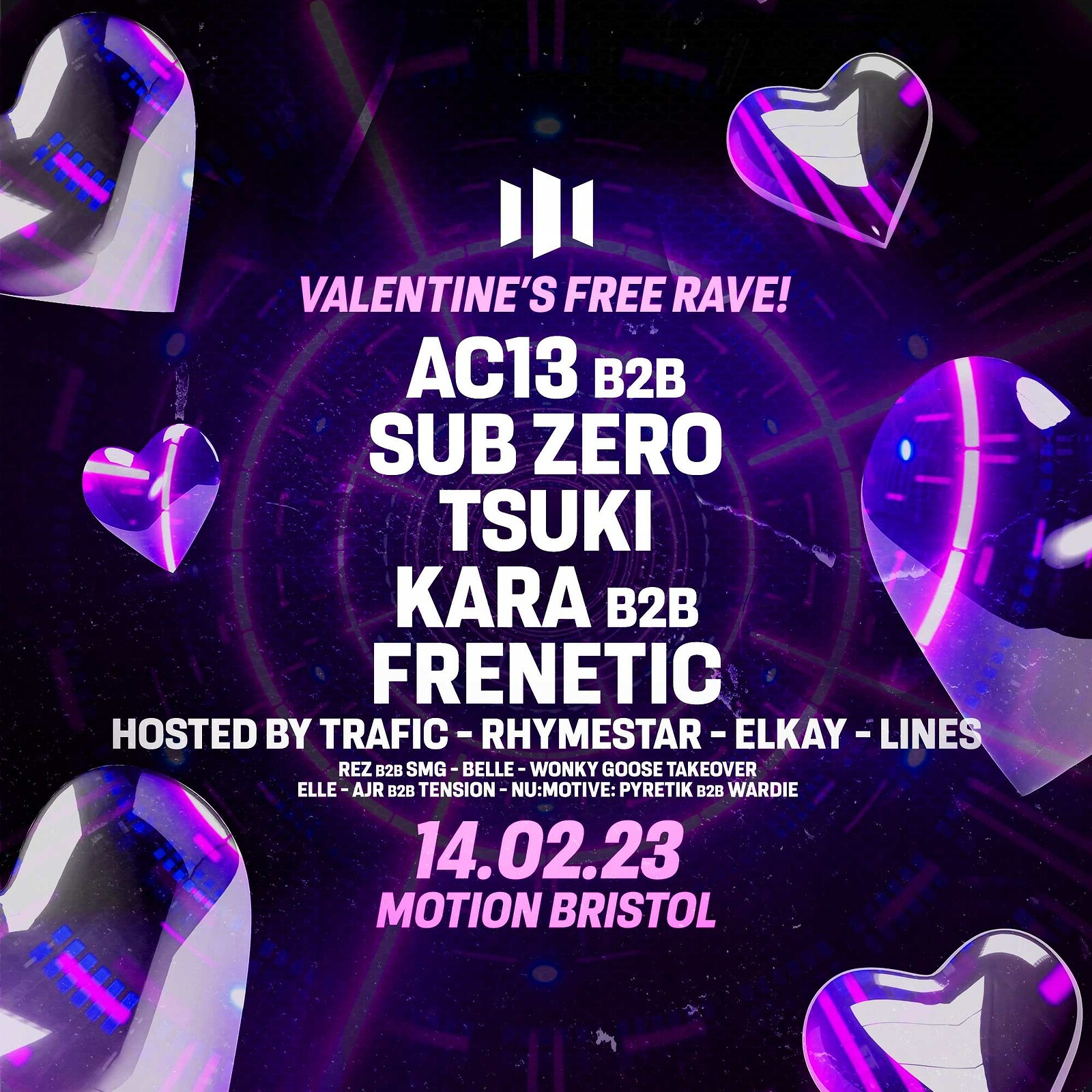 Motion's Valentine's Drum & Bass Rave at Motion