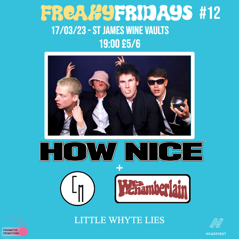 Freaky Fridays #12 // How Nice + Support at St James Wine Vaults, Bath