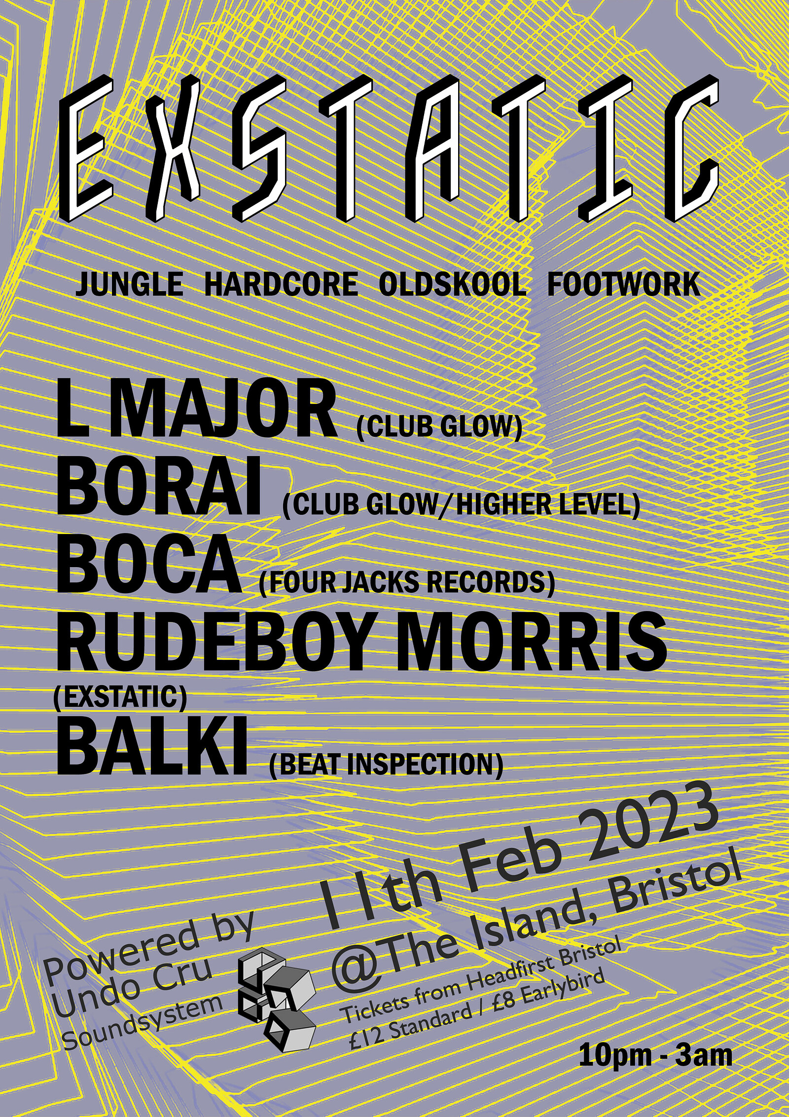 Exstatic - L Major, Borai + More at The Island