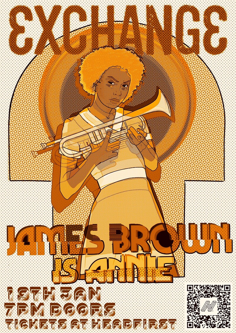 James Brown is Annie at Exchange