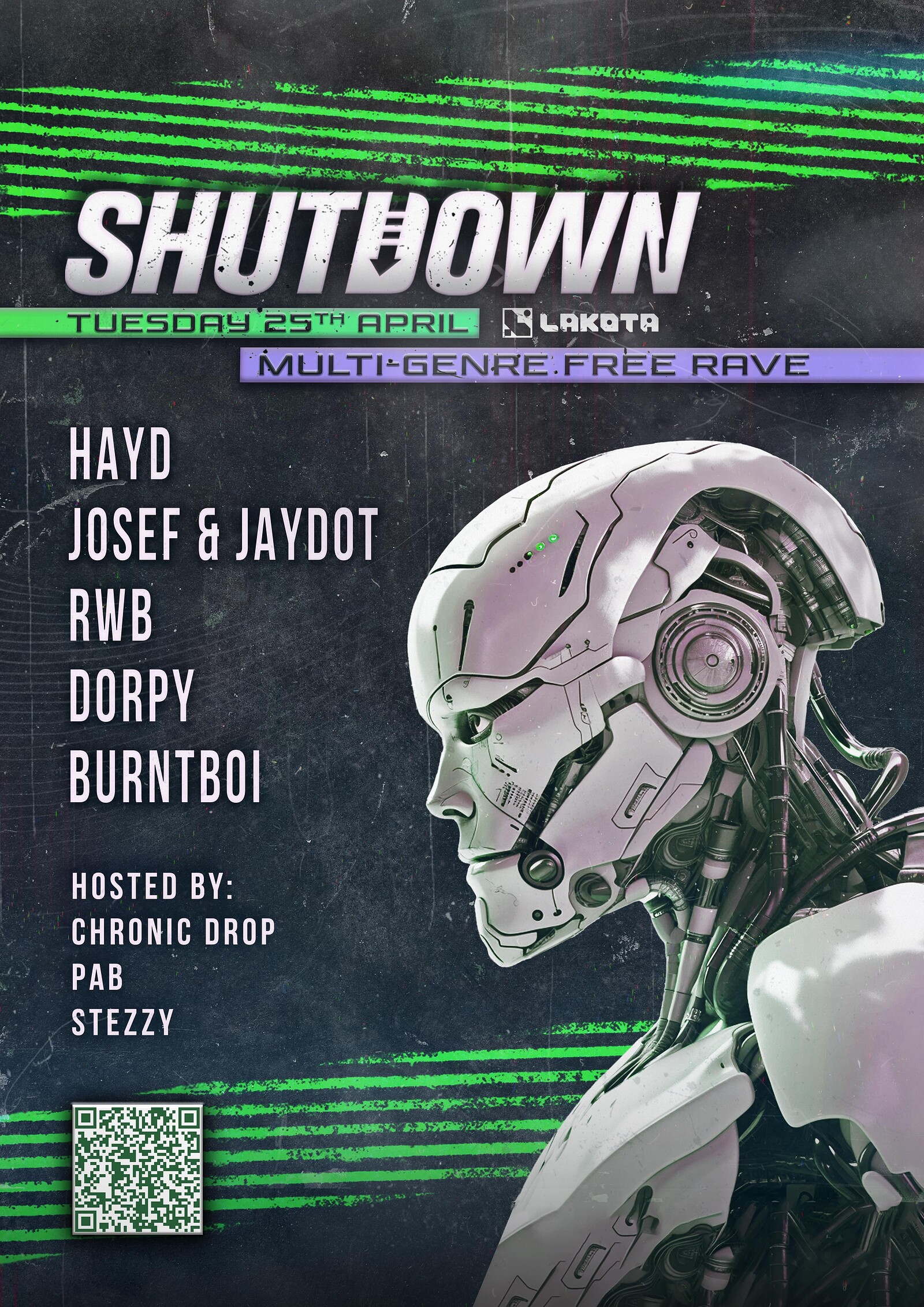 Shutdown: Multi Genre Free Rave at Lakota