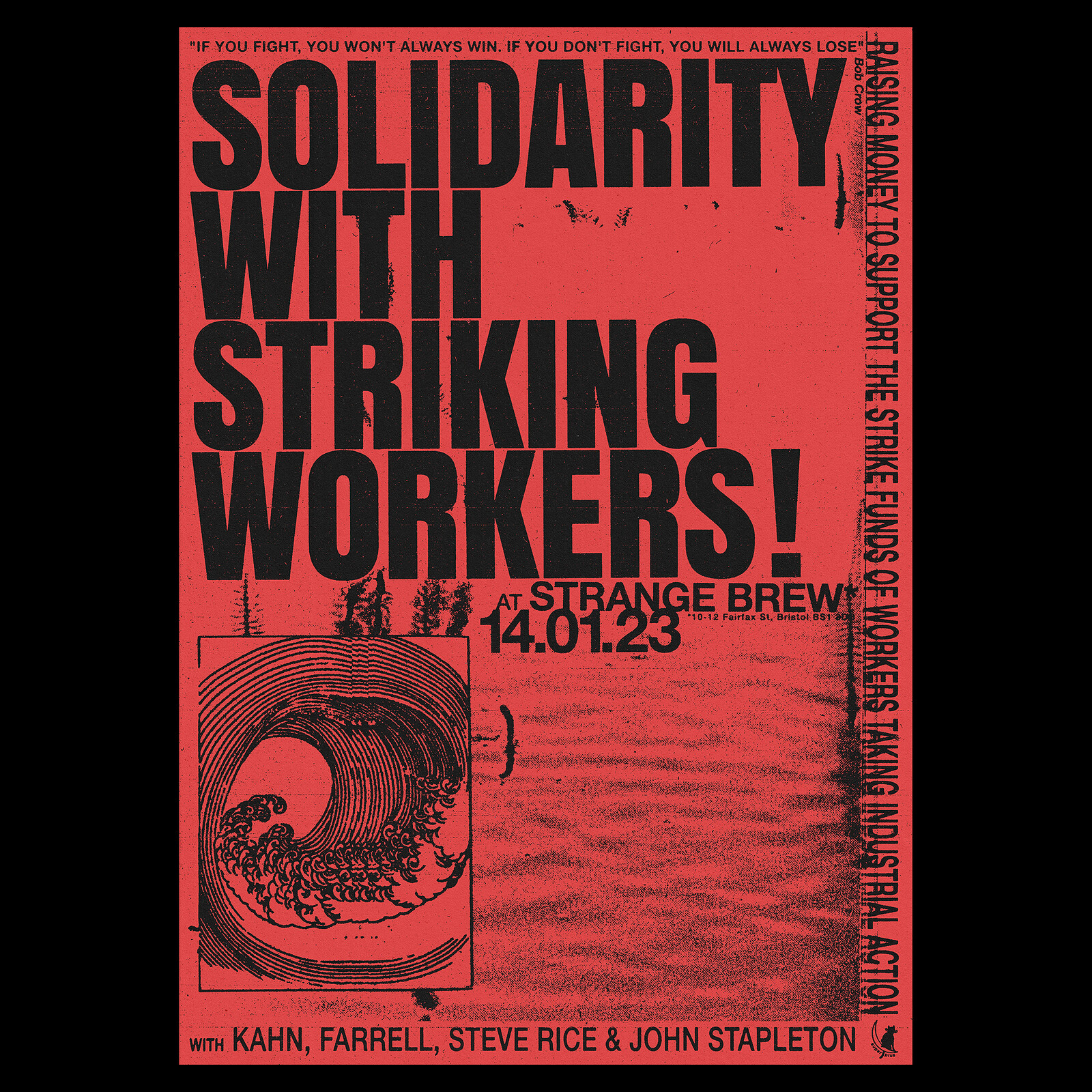 Solidarity With Striking Workers at Strange Brew