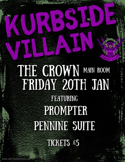 Kurbside Villain at The Crown