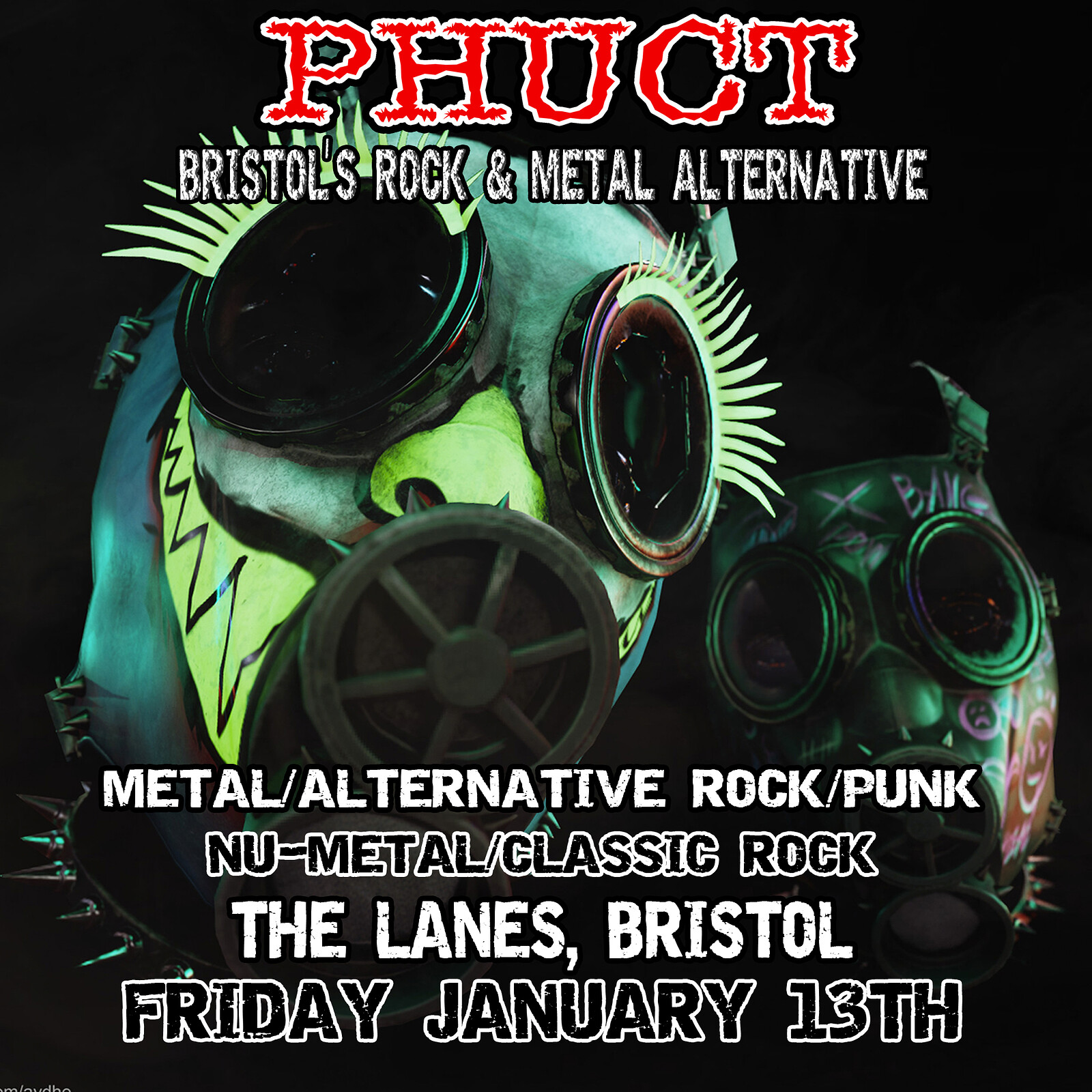 PHUCT - Bristol's Rock & Metal Alternative at The Lanes