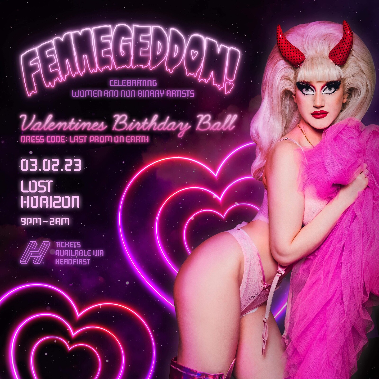 DELiRIUM Presents: Femmegeddon,The Birthday Party at Lost Horizon