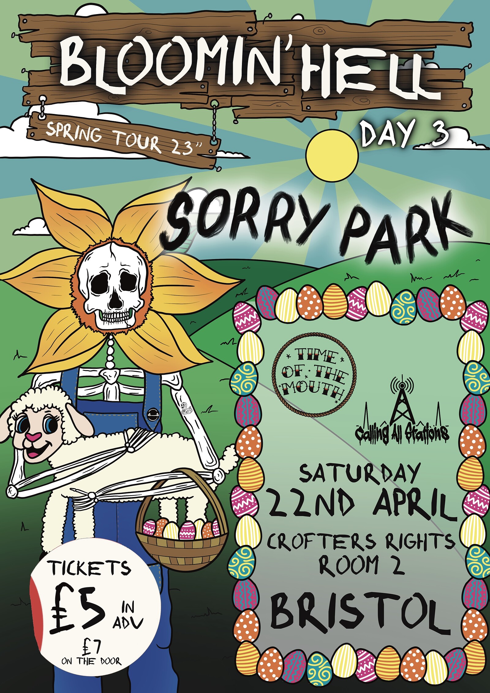 SorryPark - Bloomin' Hell Tour at Crofters Rights