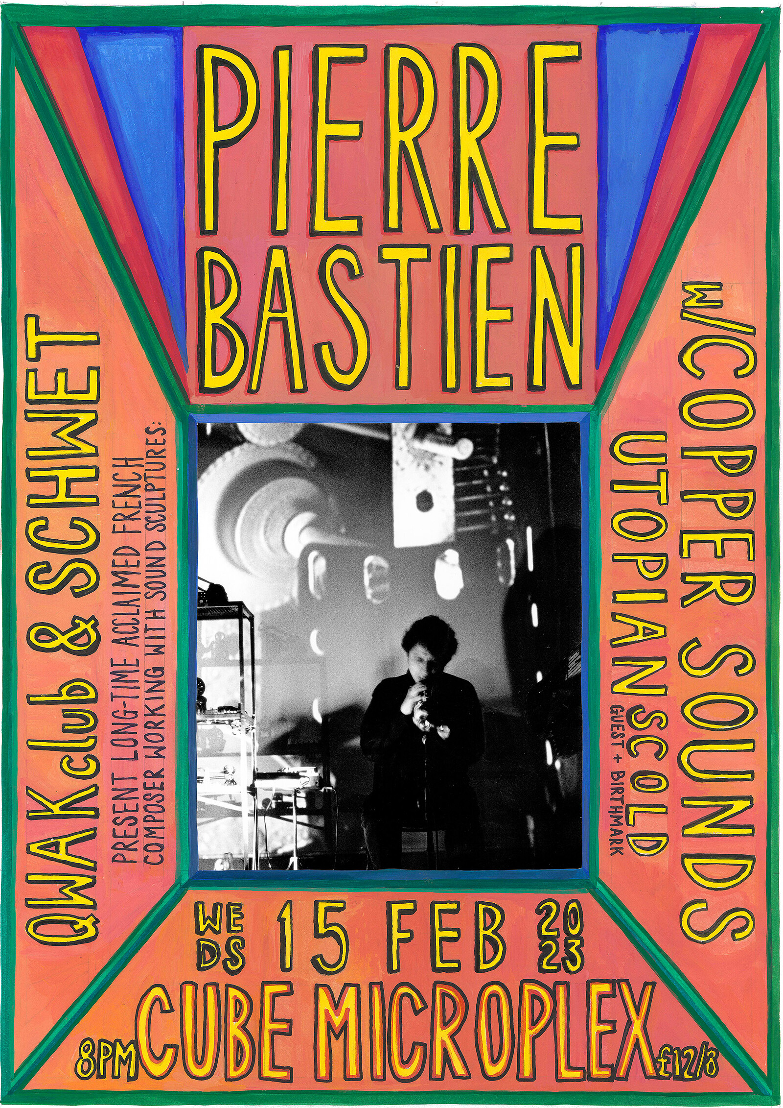Pierre Bastien at The Cube