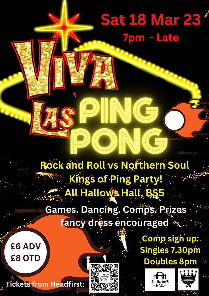 Viva Las Ping Pong at All Hallows Hall