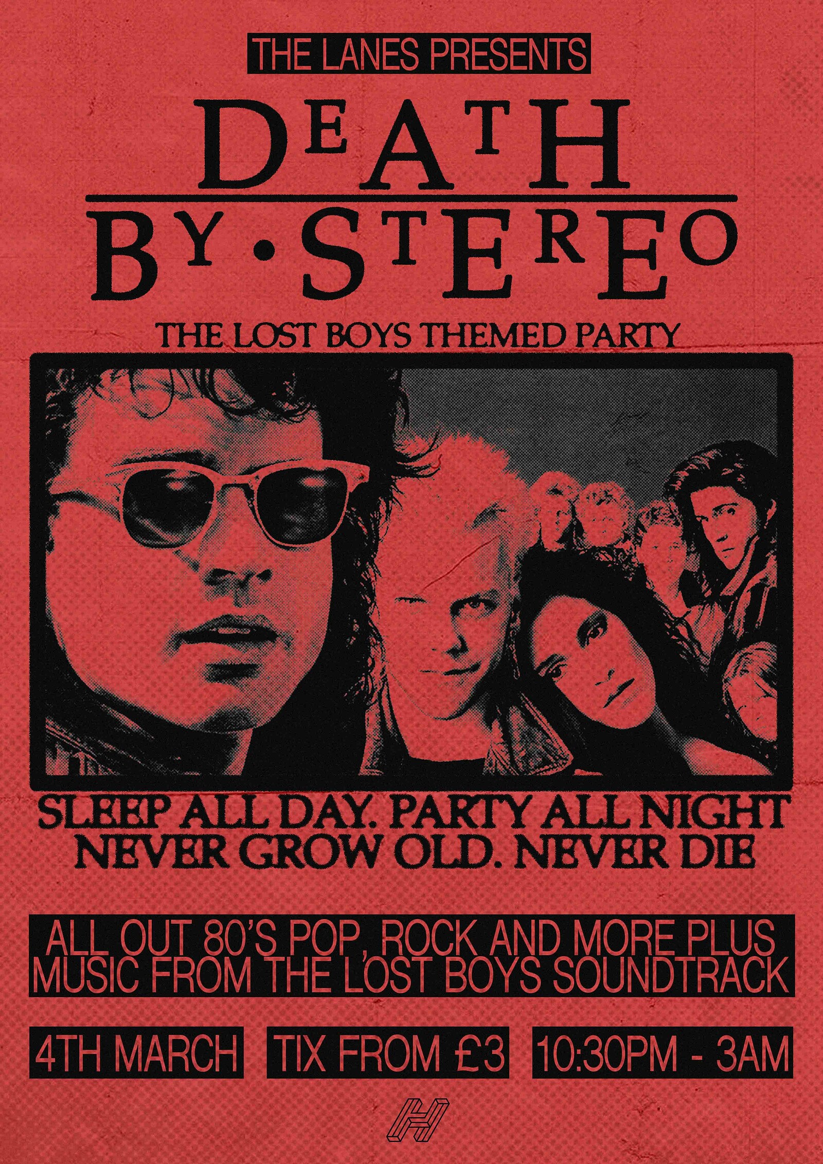 Death by Stereo - The Lost Boys Party at The Lanes