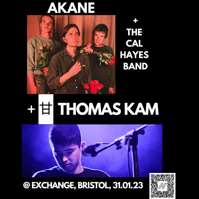 AKANE + 甘 THOMAS KAM + THE CAL HAYES BAND at Exchange