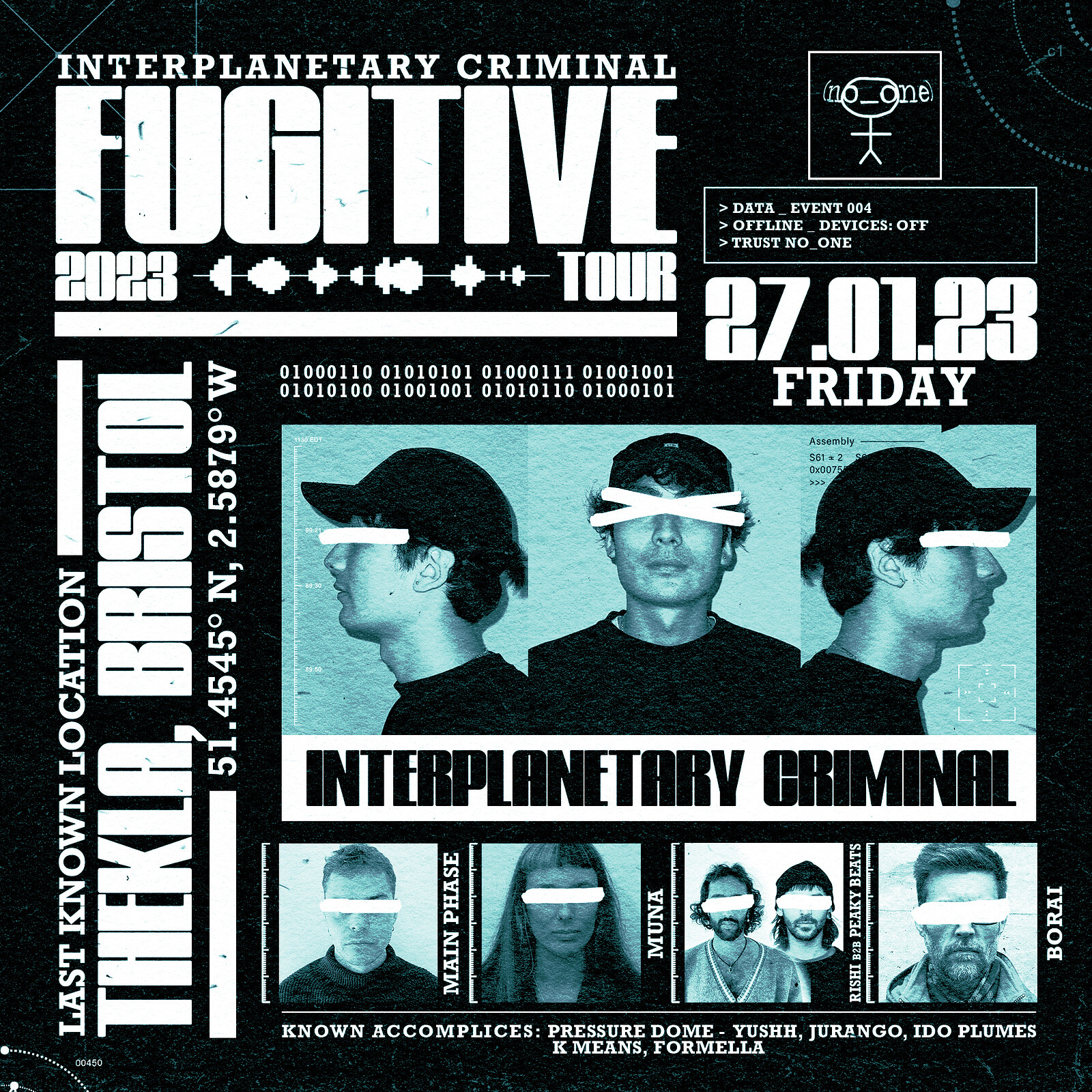FUGITIVE BRISTOL at Thekla