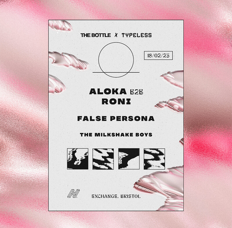 Aloka b2b RONI, False Persona, The Milkshake Boys at Exchange