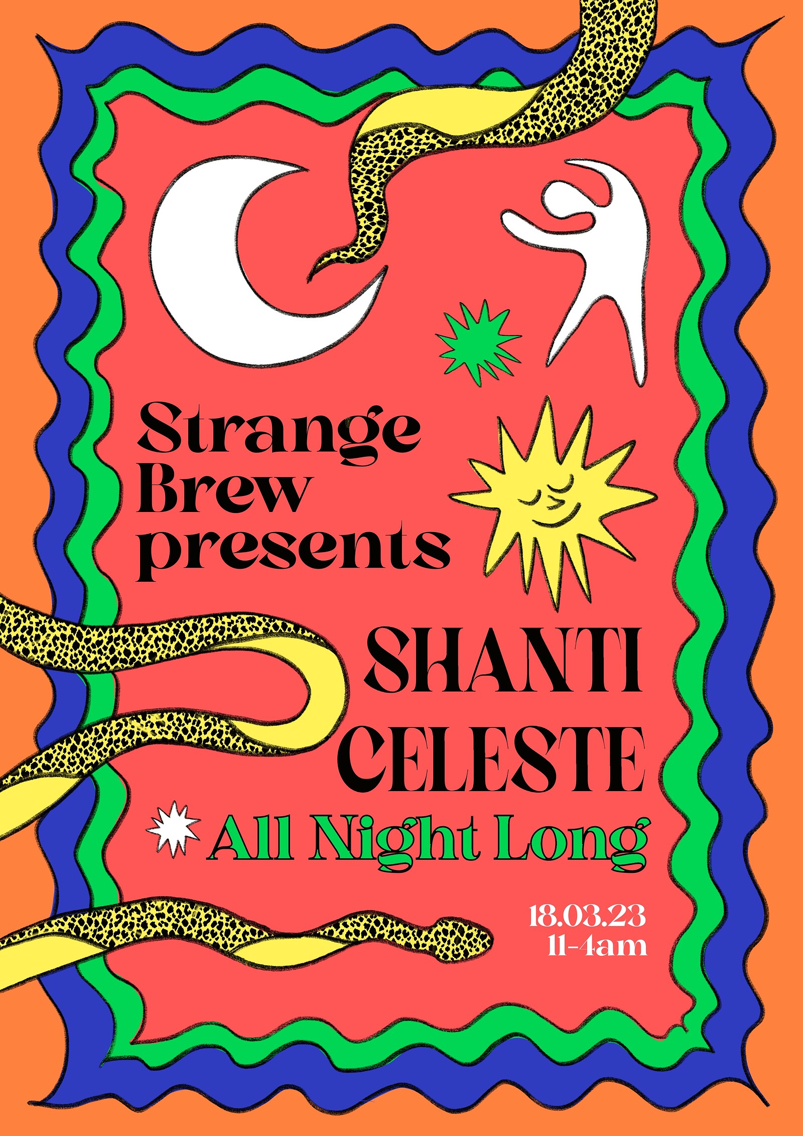Shanti Celeste All Night Long at Strange Brew