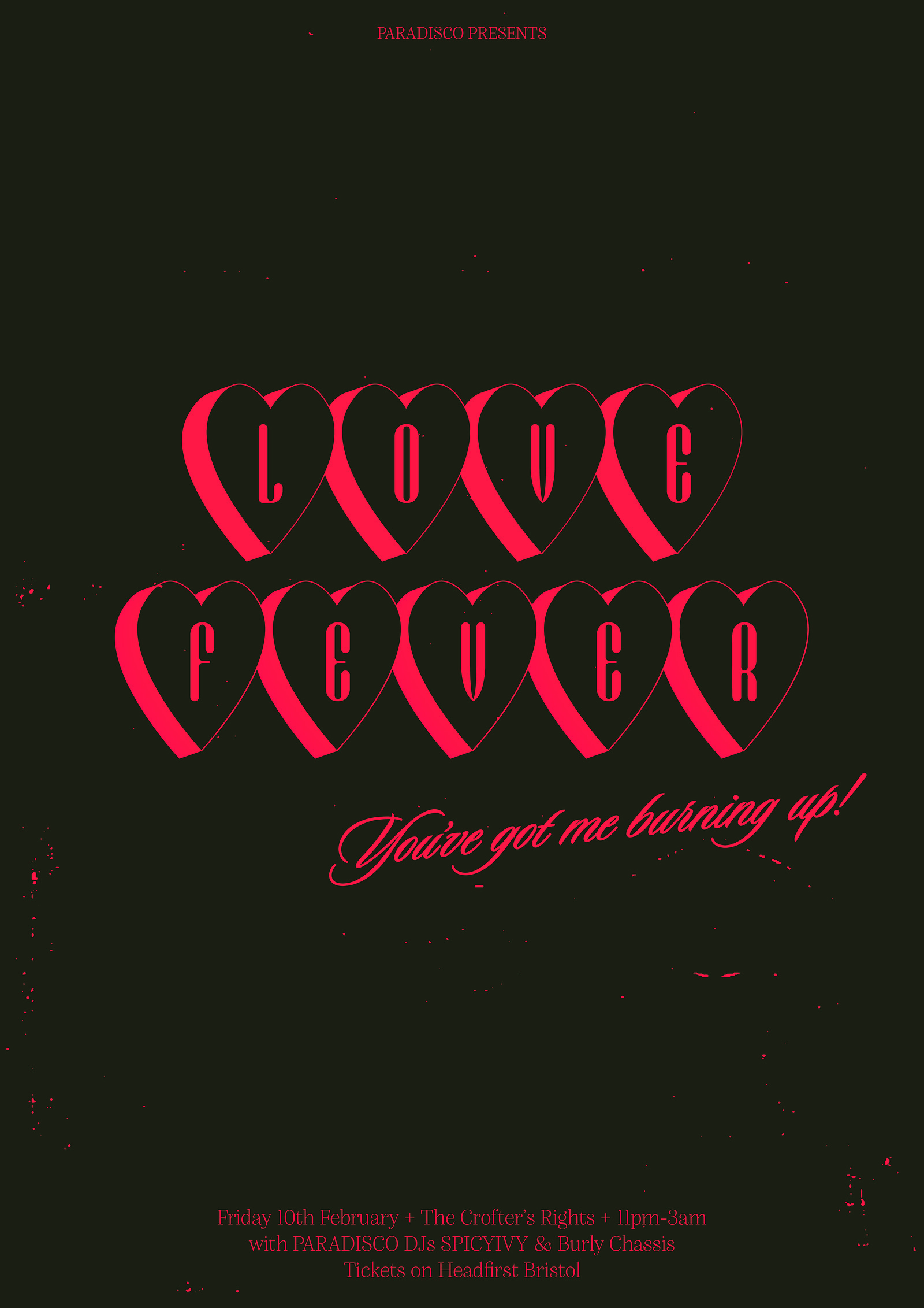 LOVE FEVER // PARADISCO at Crofters Rights