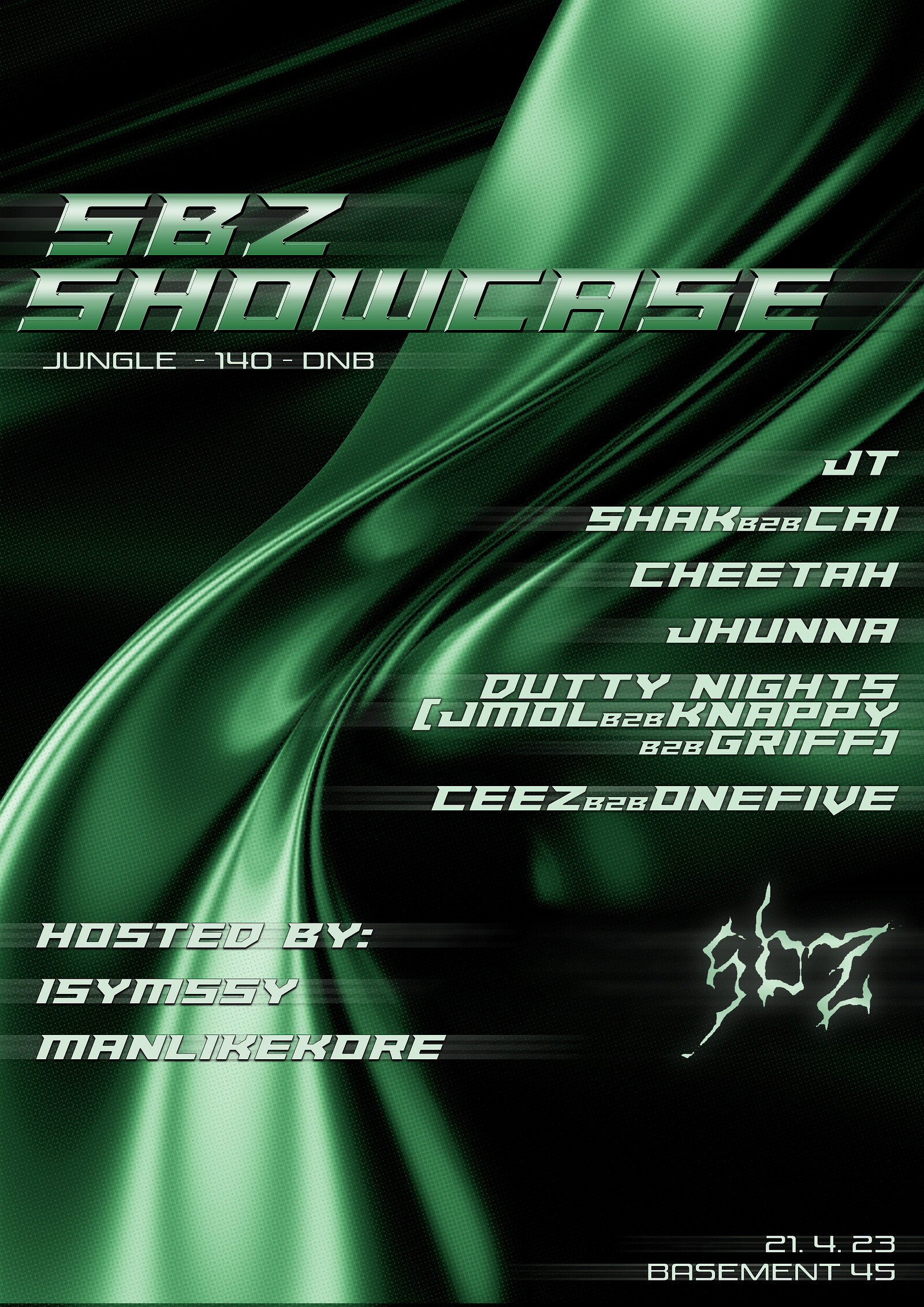 SBZ Showcase at Basement 45