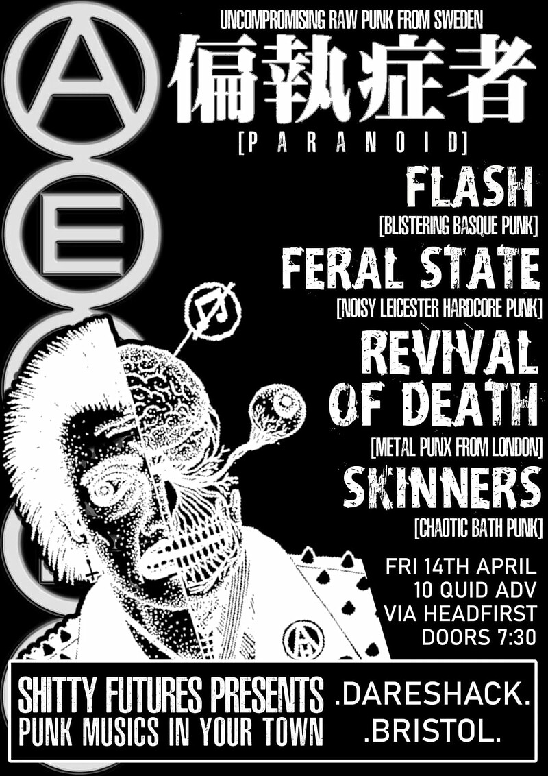 PARANOID , Flash, Feral State, and more.. at Dareshack