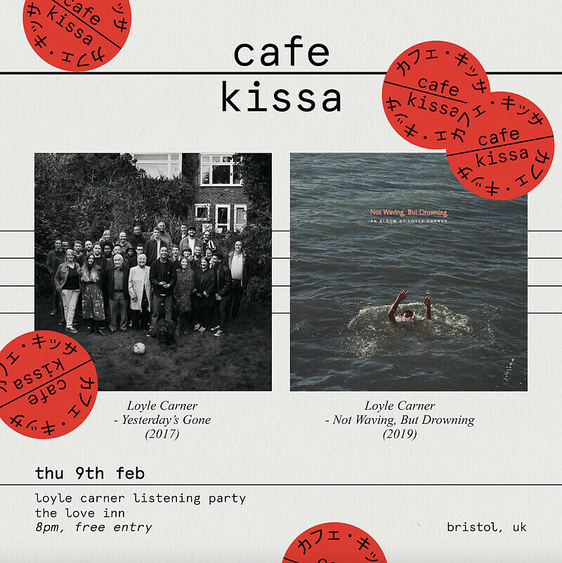 Loyle Carner Listening Party - Cafe Kissa at The Love Inn