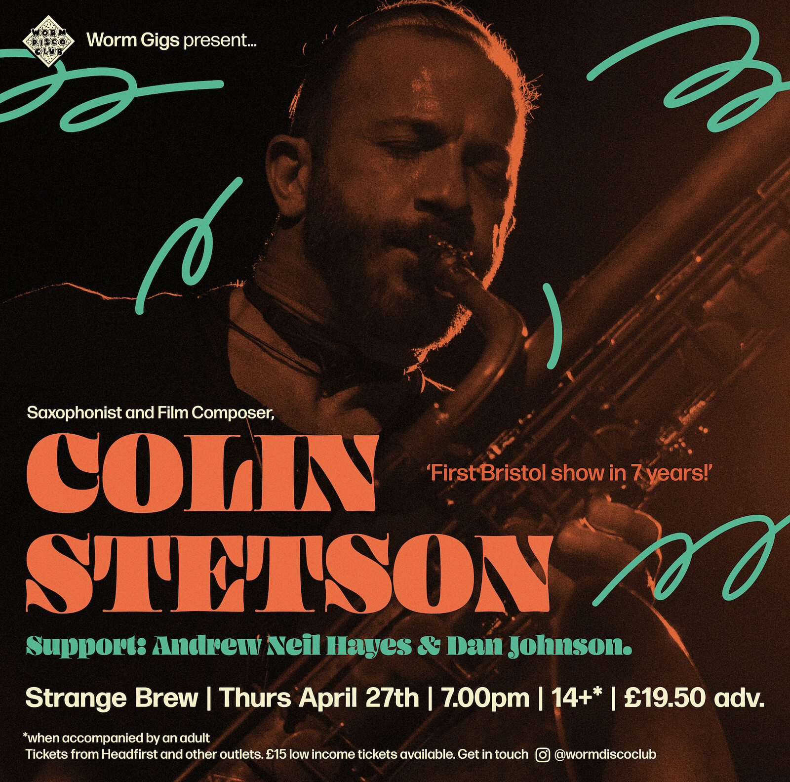 Colin Stetson +Andy Hayes & Dan Johnson at Strange Brew