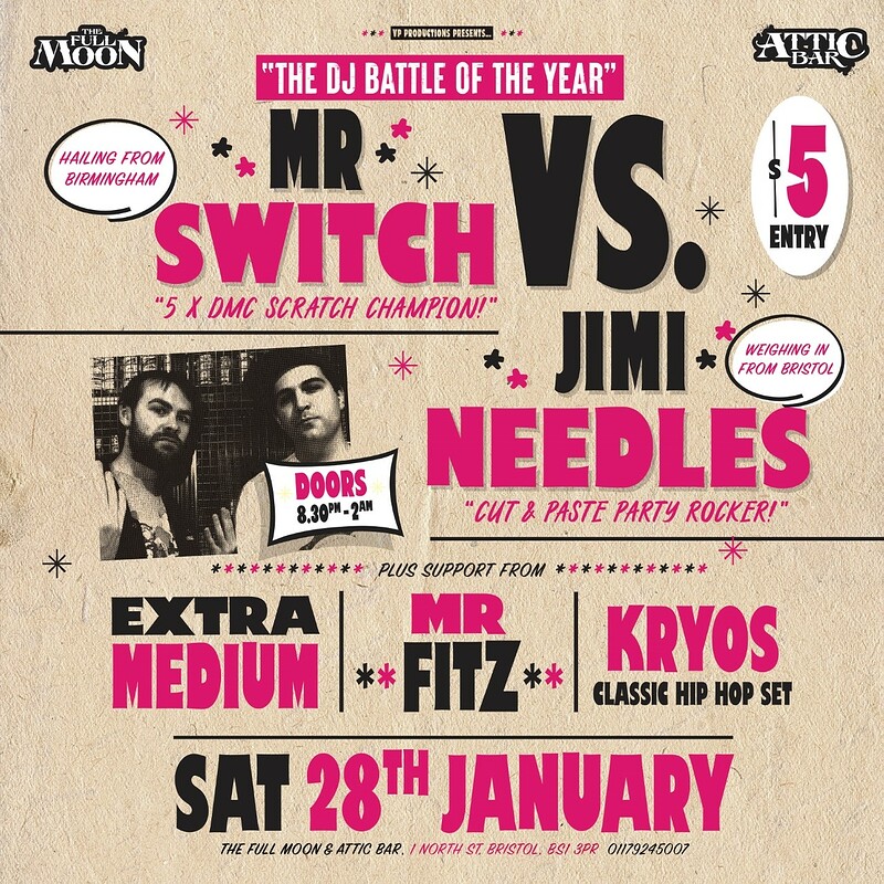 MR Switch VS Jimi Needles at The Attic Bar