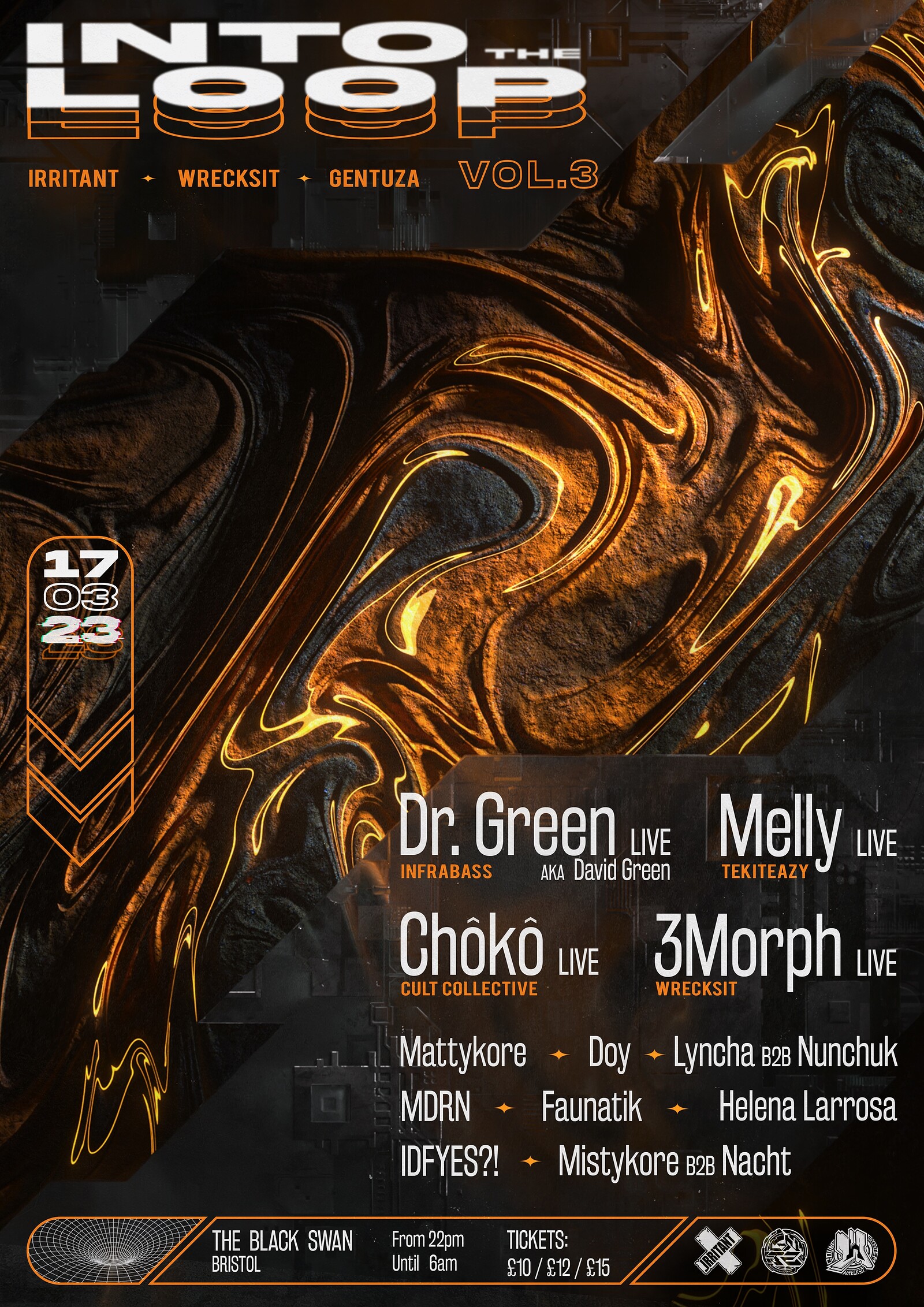 INTO THE LOOP vol.3 - David Green, Melly, Choko, 3Mor at The Black Swan