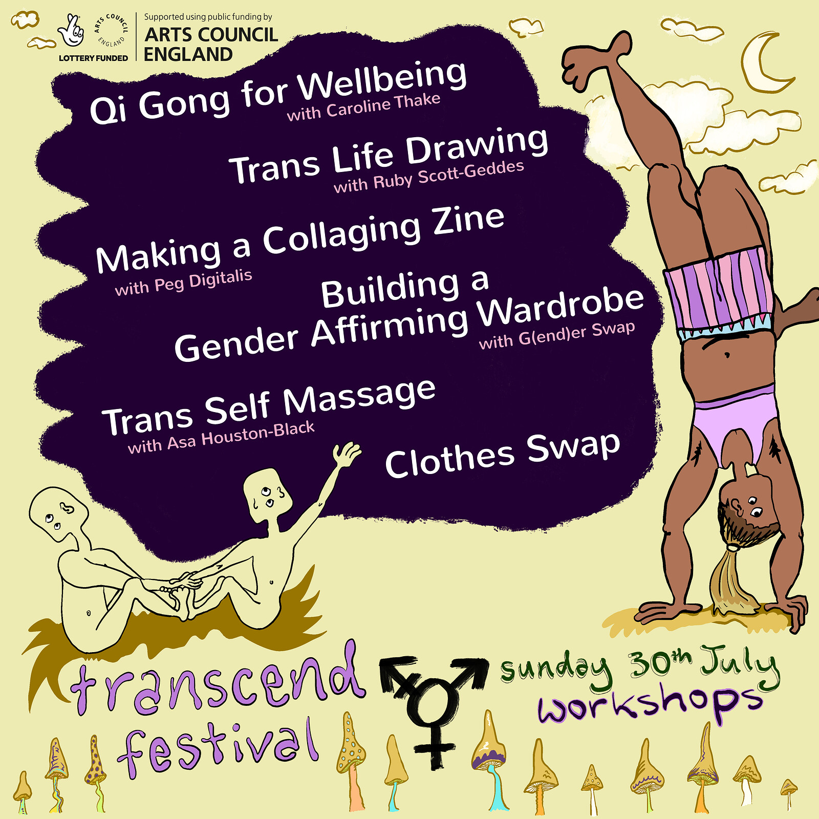 Transcend Festival Sunday Workshops at Lost Horizon
