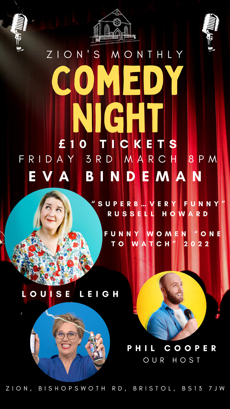 COMEDY NIGHT at ZION at Zion Bristol