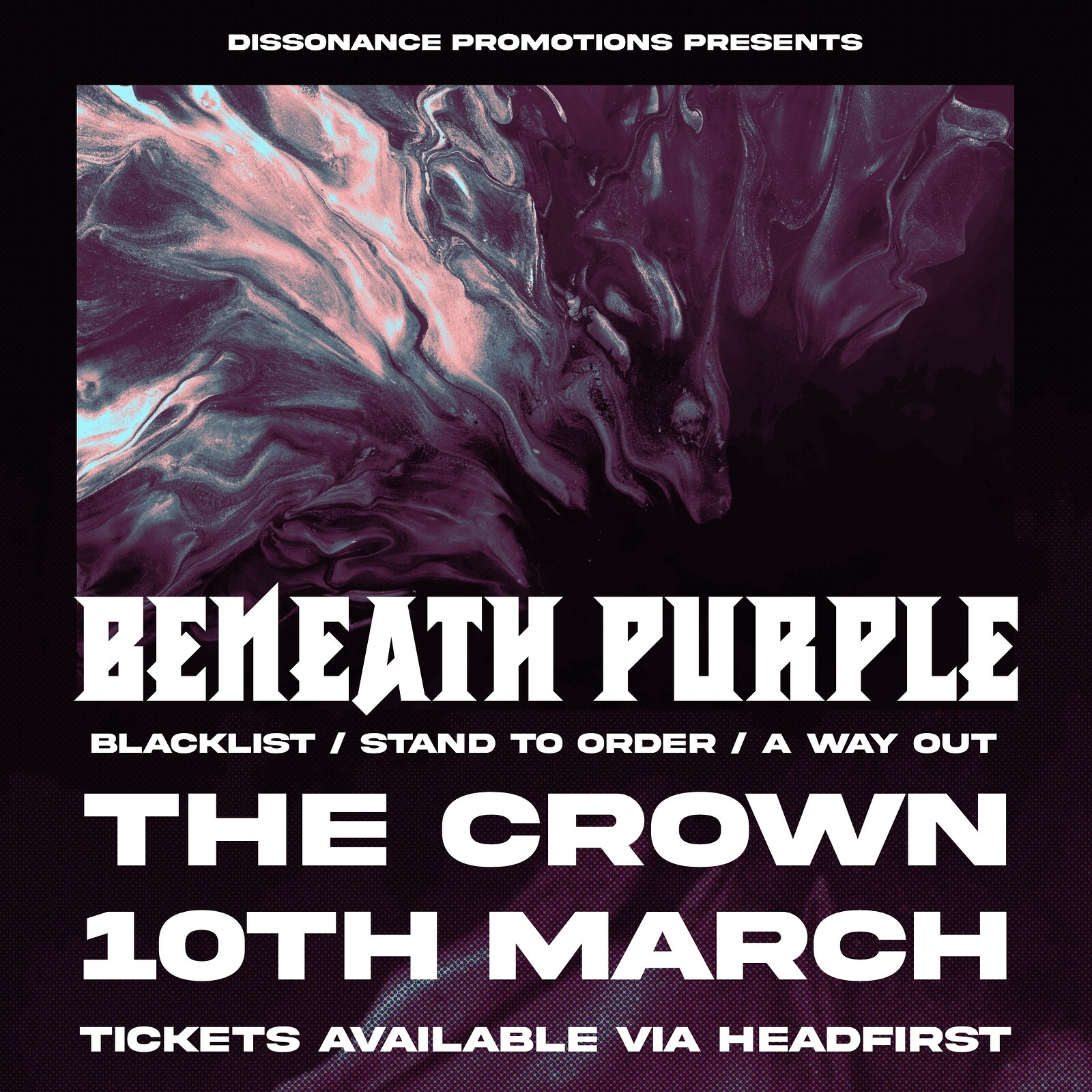Beneath Purple at The Crown