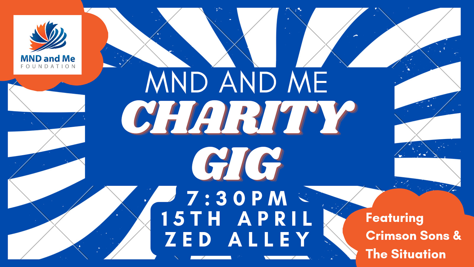 MND and Me Charity gig at Zed Alley